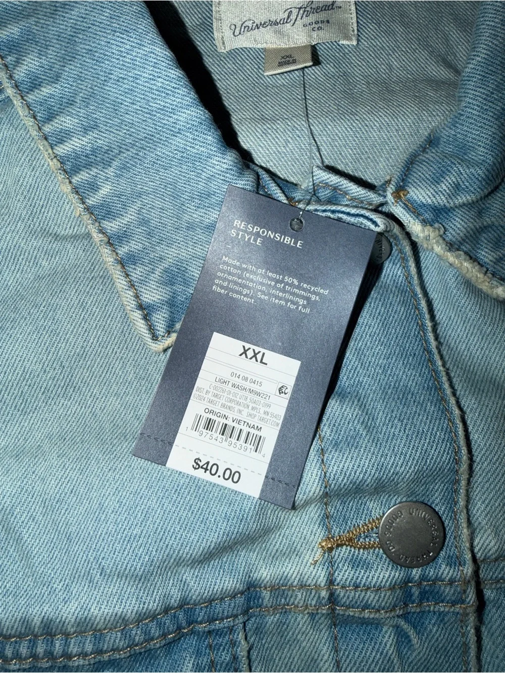 Women’s xxl denim jacket new - Picture 5 of 5